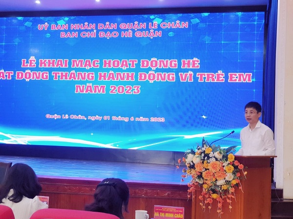 Hải Phòng: Quận Lê Chân phát động Tháng hành động vì trẻ em và khai mạc hoạt động hè