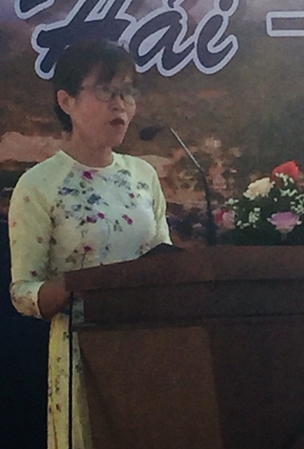 Bà Nguyễn Thị Kim Chung phát biểu tại Lễ phát động.