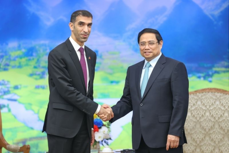 Thủ tướng Chính phủ Phạm Minh Chính tiếp Tiến sĩ Thani bin Ahmed Al Zeyoudi, Quốc vụ khanh phụ trách Thương mại quốc tế, Bộ Ngoại thương các Tiểu vương quốc Arab Thống nhất (UAE)
