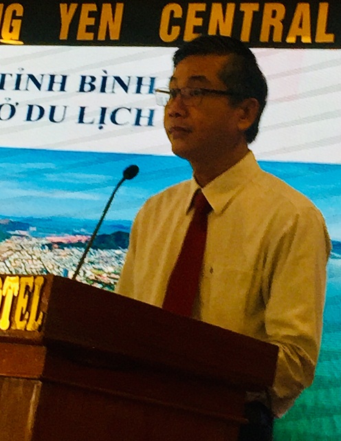 Ông Huỳnh Cao Nhất phát biểu tại Hội nghị. Ông Huỳnh Cao Nhất phát biểu tại Hội nghị.