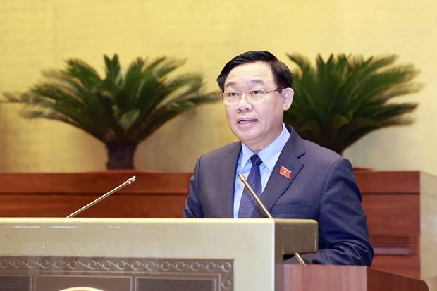 Chủ tịch Quốc hội Vương Đình Huệ phát biểu kết thúc Phiên chất vấn và trả lời chất vấn