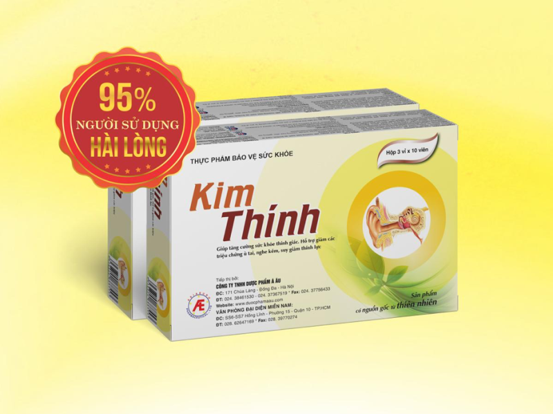 Kim Thính giúp cải thiện tình trạng ù tai, nghe kém, suy giảm thính lực