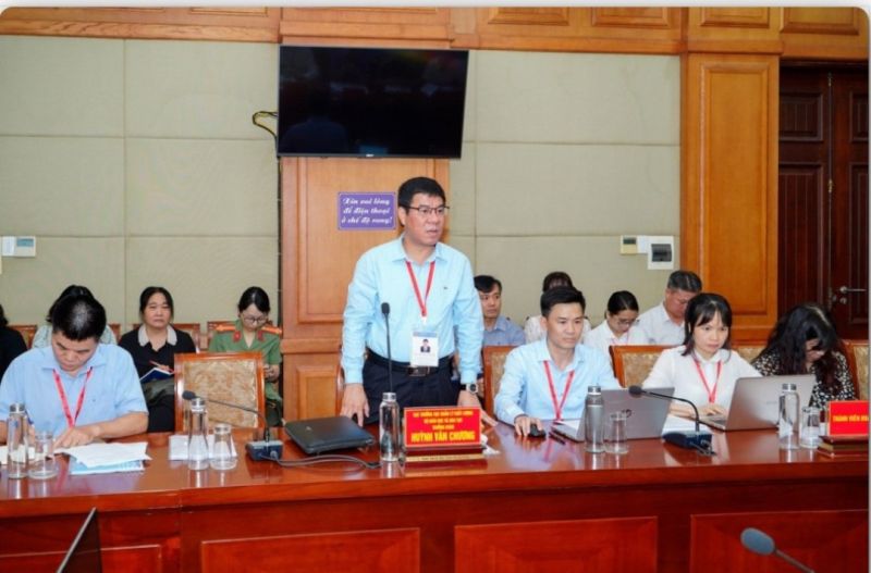 Ông Huỳnh Văn Chương, Cục Trưởng Cục QLCL, Thường trực Ban Chỉ đạo cấp Quốc gia phát biểu kết luật buổi kiếm tra