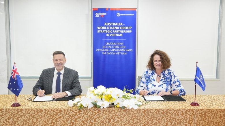 Chính phủ Australia và Ngân hàng Thế giới vừa chính thức phê duyệt tiếp tục mở rộng quan hệ đối tác chiến lược nhằm hỗ trợ chương trình phát triển bền vững và toàn diện của Việt Nam
