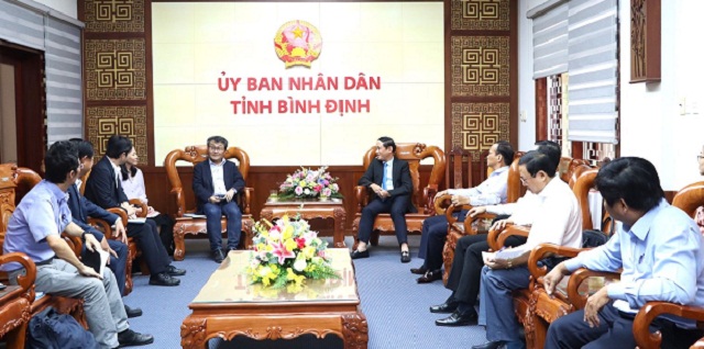 Bình Đinh: Lãnh đạo tỉnh làm việc với Tập đoàn Itochu - Nhật Bản