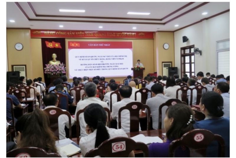Thanh Hóa: Tập huấn các văn bản mới về công tác kiểm tra, giám sát