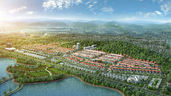Phối cảnh dự án Tiểu khu đô thị số 17, khu đô thị mới Lào Cai - Cam Đường