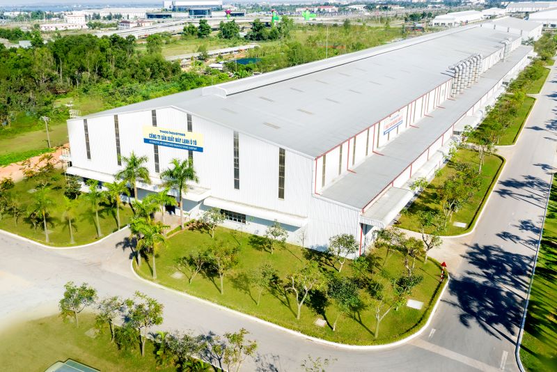 Nhà máy Sản xuất Máy lạnh THACO được đưa vào hoạt động từ năm 2017, với diện tích 2.800m2