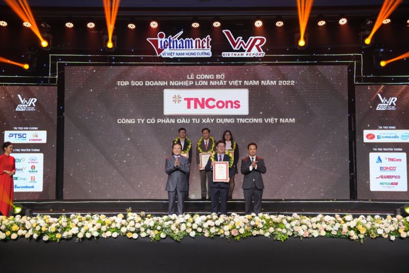 Bảng xếp hạng 500 doanh nghiệp tư nhân lớn nhất Việt Nam gọi tên TNCons Vietnam