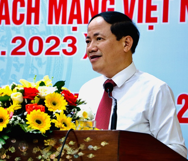Ông Phạm Anh Tuấn phát biểu tại Lễ kỷ niệm.