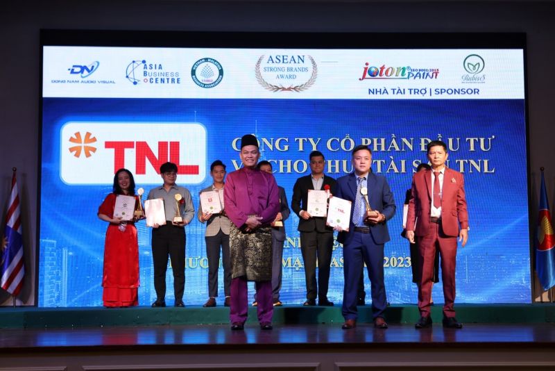 TNL nhận giải thường Top 10 Thượng hiệu mạnh ASEAN 2023