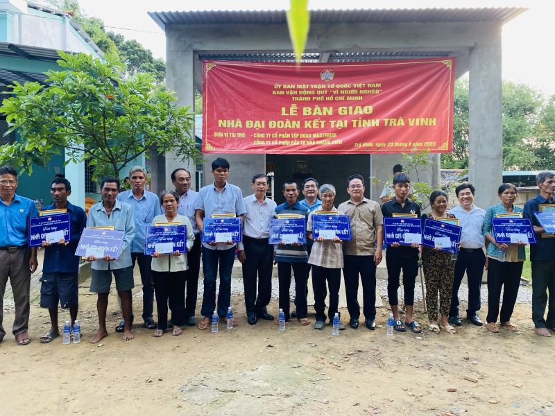 TP. Hồ Chí Minh xây dựng 96 căn nhà tại tỉnh Vĩnh Long, Sóc Trăng và Trà Vinh