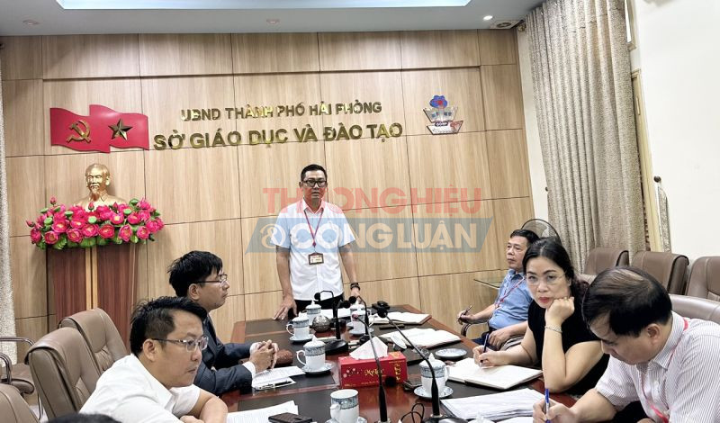 Giám đốc Sở Giáo dục và Đào tạo Hải Phòng tiếp công dân định kỳ