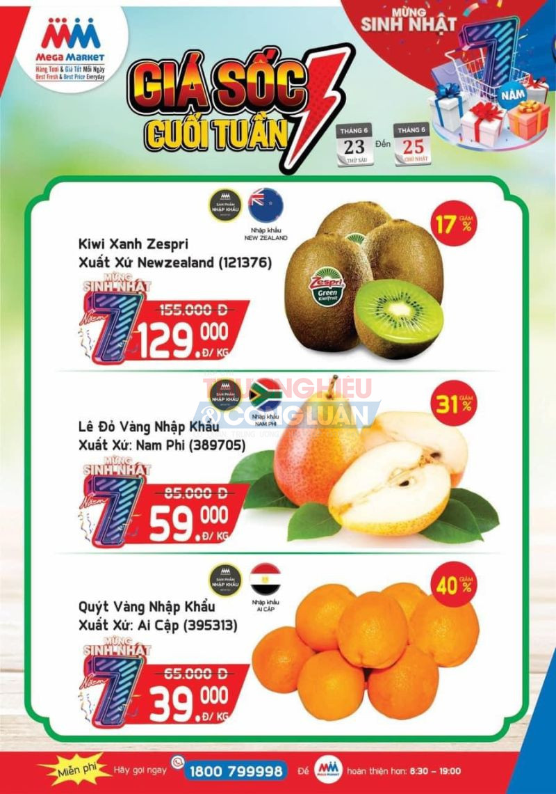 Hàng loạt chương trình giảm giá được triển khai tại Mega Maket Hồng Bàng Hải Phòng