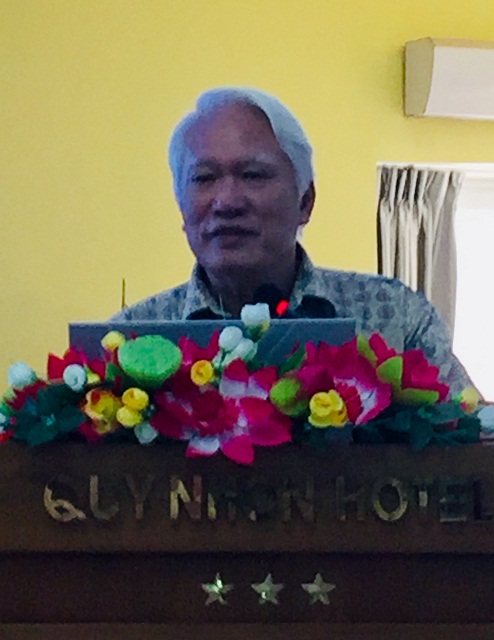 PGS-TS Nguyễn Chu Hồi ph&aacute;t biểu về &ldquo;Biển, đảo Việt Nam trong sự nghiệp BVMT v&agrave; ph&aacute;t triển bền vững đất nước&rdquo;