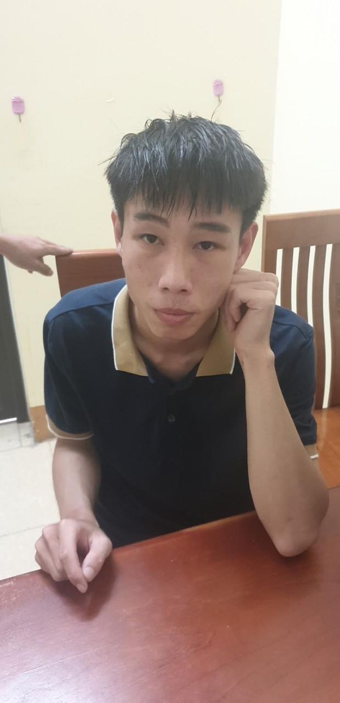 Đối tượng Nguyễn Thường Tín tại cơ quan Công an Đối tượng Nguyễn Thường Tín tại cơ quan Công an