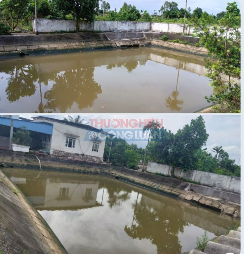 Bể chứa nước thô của nhà máy nước Đại Thái