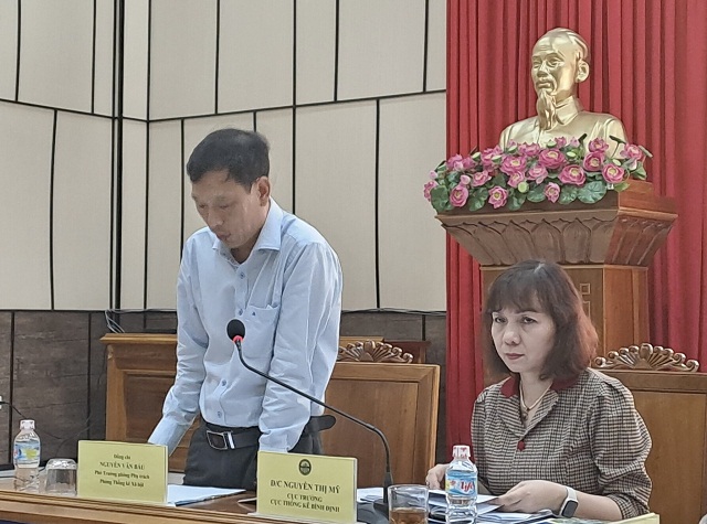 Đại diện Cục Thống kê Bình Định thông tin về tình hình KT-XH tỉnh Bình Định 6 tháng đầu năm 2023.