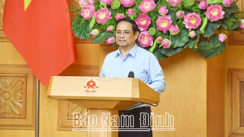 Thủ tướng Phạm Minh Chính phát biểu tại buổi gặp mặt