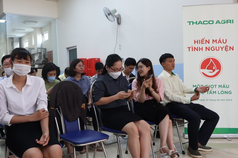 THACO AGRI đã phối hợp cùng Hội Chữ thập đỏ và Bệnh viện Đa khoa tỉnh Gia Lai tổ chức Chương trình Hiến máu tình nguyện năm 2023