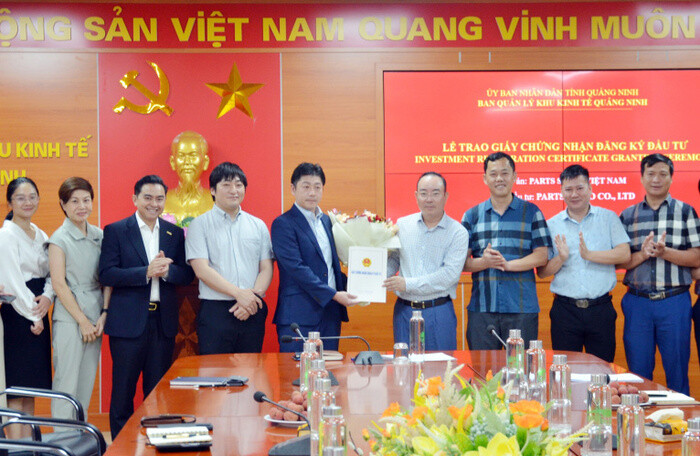 Dự án Parts Seiko Việt Nam nhận giấy chứng nhận đăng ký đầu tư.