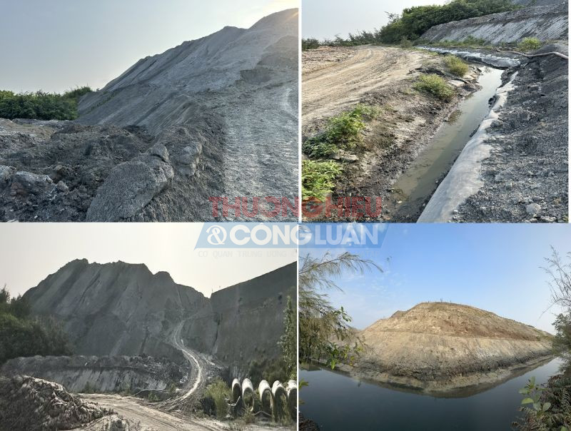Một số hình ảnh ghi nhận tại khu vực bã thải phát sinh từ sản xuất hàng ngày của công ty DAP