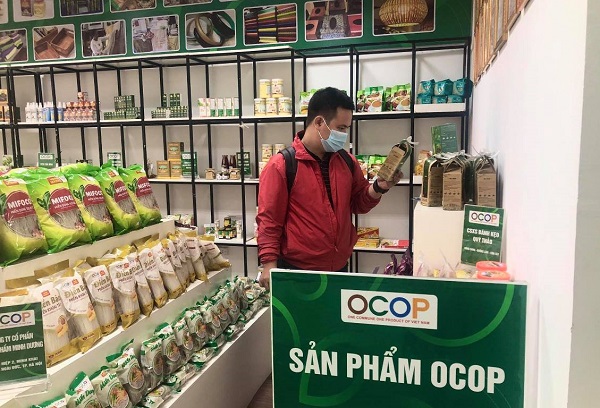 Điểm trưng bày, giới thiệu các sản phẩm OCOP tại Hà Nội