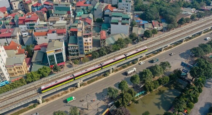 Theo phương án điều chỉnh, tuyến đường sắt đô thị đoạn Nam Thăng Long - Trần Hưng Đạo dự kiến sẽ hoàn thành, đưa vào vận hành năm 2029 (Ảnh minh họa)