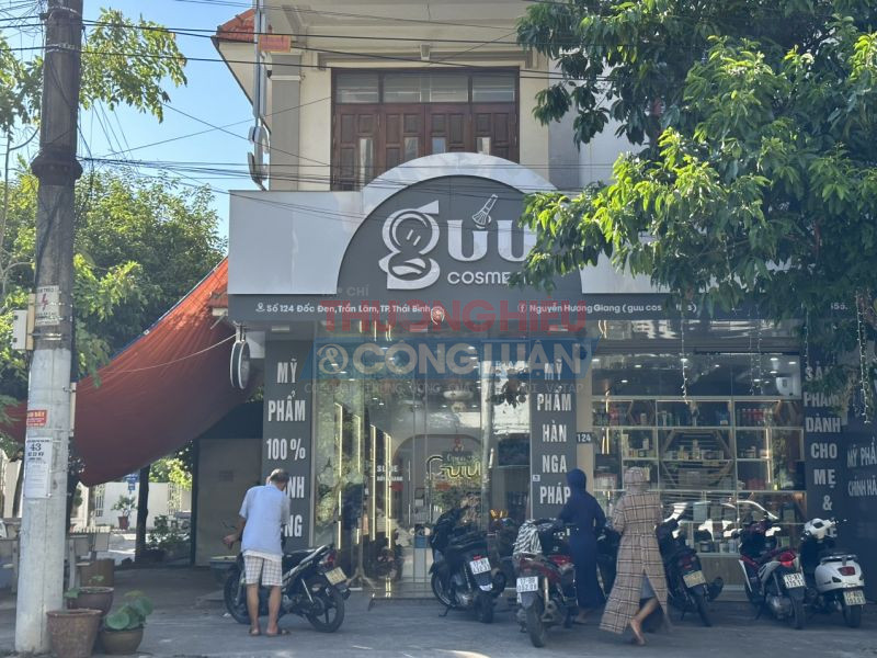Cửa hàng Guu Cosmetics tại 124 Dốc Đen, phường Trần Lãm, TP. Thái Bình, Tỉnh Thái Bình