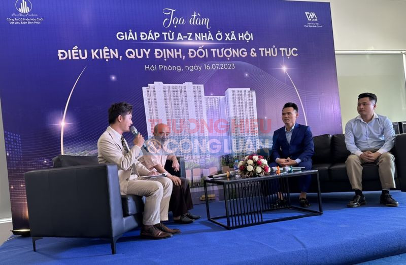 Công ty CP hoá chất vật liệu điện Bình Phát tổ chức toạ đàm giải đáp thắc mắc về nhà ở xã hội