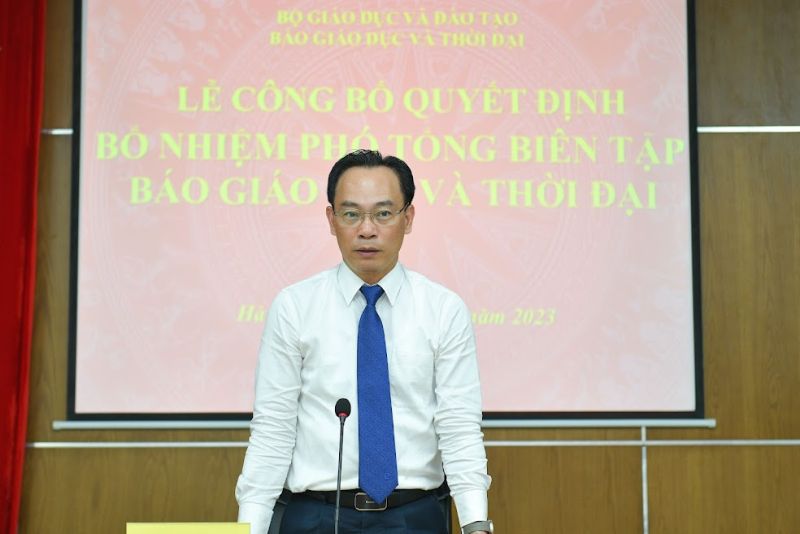 Thứ trưởng Hoàng Minh Sơn phát biểu tại buổi lễ