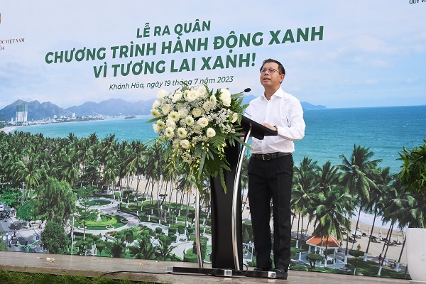 Ông Nguyễn Việt Quang, Phó Chủ tịch, Tổng giám đốc Tập đoàn Vingroup phat biểu