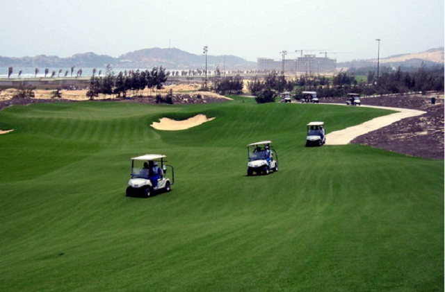Một góc sân FLC Golf Links Quy Nhơn, nơi sẽ diễn ra các trận đấu.