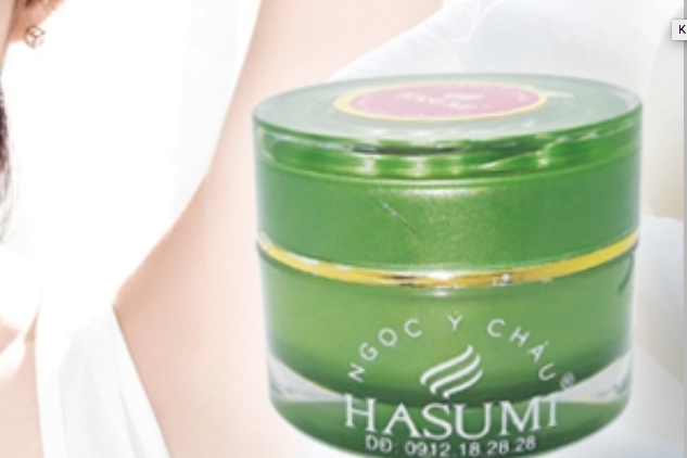 Một lô sản phẩm kem dưỡng trắng - chống nắng (Nhãn hàng HASUMI) vừa bị yêu cầu thu hồi trên toàn quốc