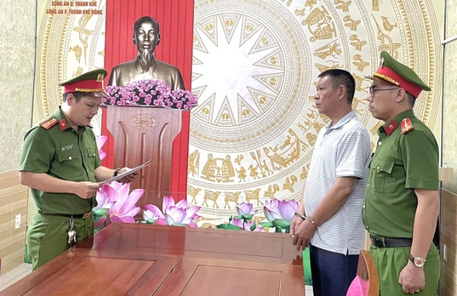 Cơ quan CSĐT Công an TP Đà Nẵng công bố lệnh bắt tạm giam Nguyễn Phước Hùng