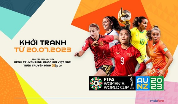 ClipTV chính thức sở hữu bản quyền giải World Cup nữ 2023