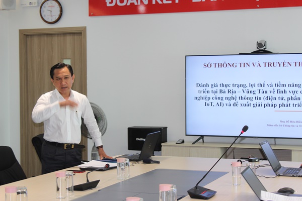 Ông Đỗ Hữu Hiền, Giám đốc Sở Thông tin và Truyền thông tỉnh Bà Rịa – Vũng Tàu