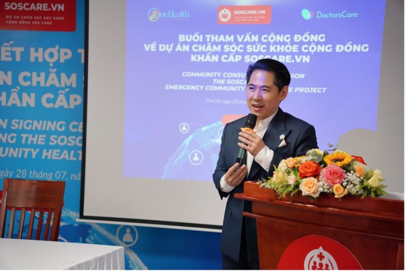 Ông Nguyễn Huỳnh Đăng Khoa - Chủ tịch Hội đồng quản lý quỹ từ thiện Sức khỏe là số 1 chia sẻ tại sự kiện