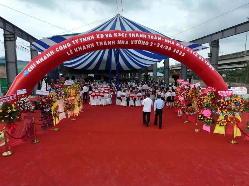 Công ty Thanh Tuấn tổ chức Lễ khánh thành nhà xưởng 2 – Nhà máy sản xuất cấu kiện bê tô Công ty Thanh Tuấn tổ chức Lễ khánh thành nhà xưởng 2 – Nhà máy sản xuất cấu kiện bê tô