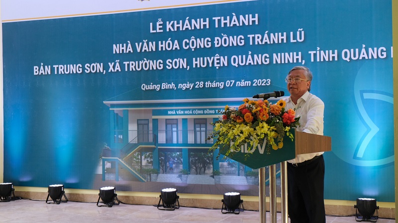 Phát biểu tại Lễ khánh thành, ông Trần Xuân Hoàng - Ủy viên HĐQT BIDV