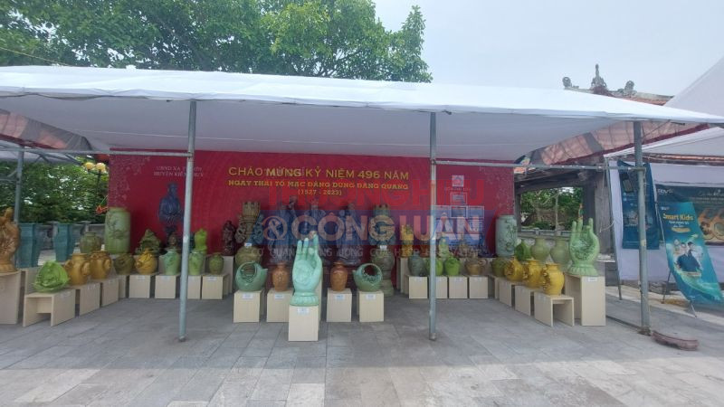 Gian hàng tại chương trình lồng ghép Lễ kỷ niệm cùng hội chợ của huyện Kiến Thụy, TP. Hải PHòng