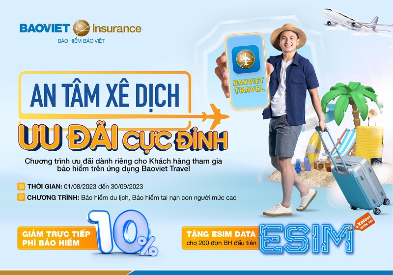 Ra mắt ứng dụng BaoViet Travel - An tâm xê dịch, ưu đãi cực đỉnh