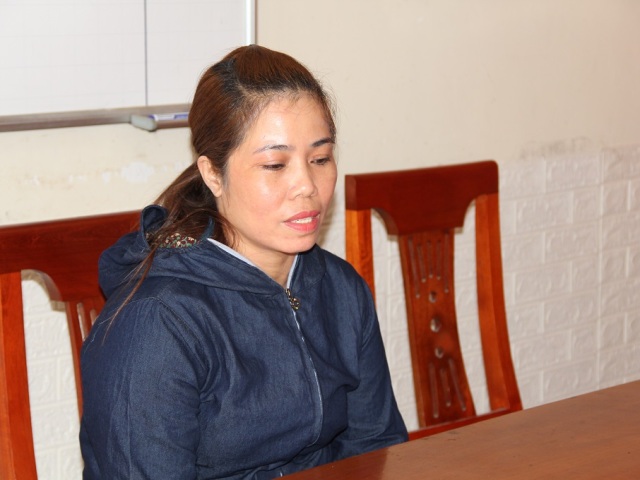 Đối tượng Nguyễn Thị Lan Phương tại cơ quan điều tra