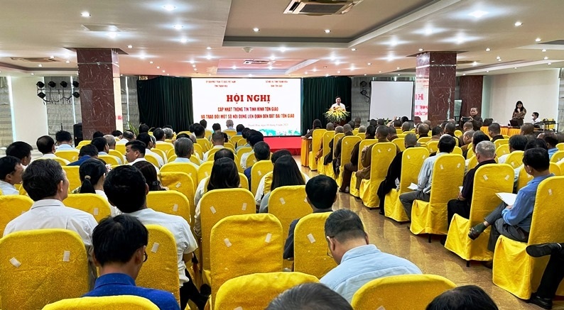 Thanh Hóa: Tập huấn công tác tôn giáo năm 2023