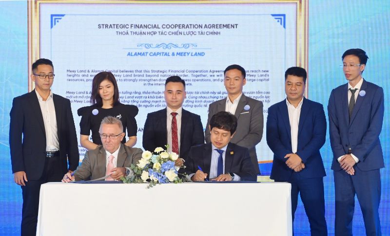 Lễ ký kết hợp tác chiến lược tài chính giữa Meey Land và Alamat Capital đã diễn ra tại Hà Nội