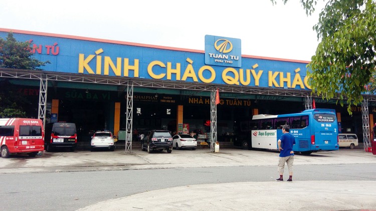 Trạm dừng nghỉ Tuấn Tú đặt tại Km 57 + 500 tuyến cao tốc Nội Bài – Lào Cai