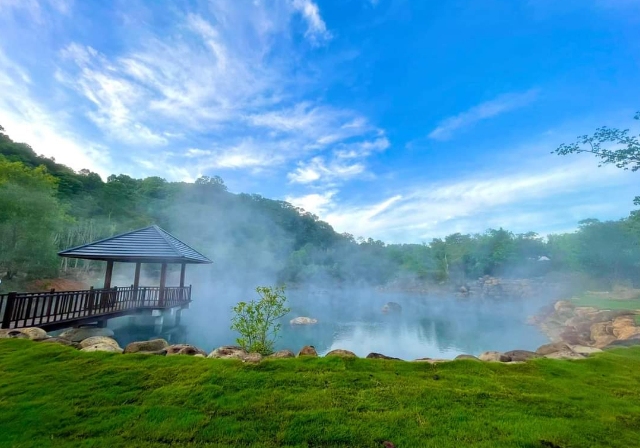 Suối nước nóng Bang Onsen sau khi Tập đoàn Trường Thịnh đầu tư và đưa vào hoạt động