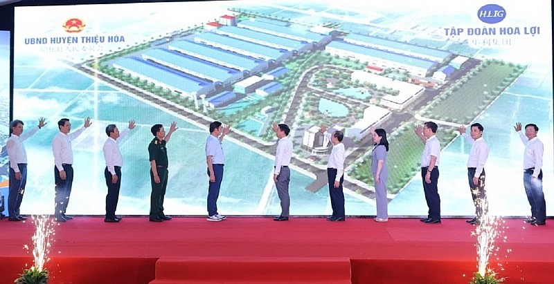 Tập đoàn Hoa Lợi khởi công Dự án nhà máy sản xuất, gia công giày dép xuất khẩu tại Thanh Hoá