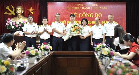 Ông Trần Quang Hưng được bổ nhiệm giữ chức Phó cục trưởng Cục Thuế Hà Nội