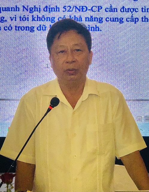 Ông Nguyễn Mạnh Quỳnh phát biểu khai mạc Hội thảo.